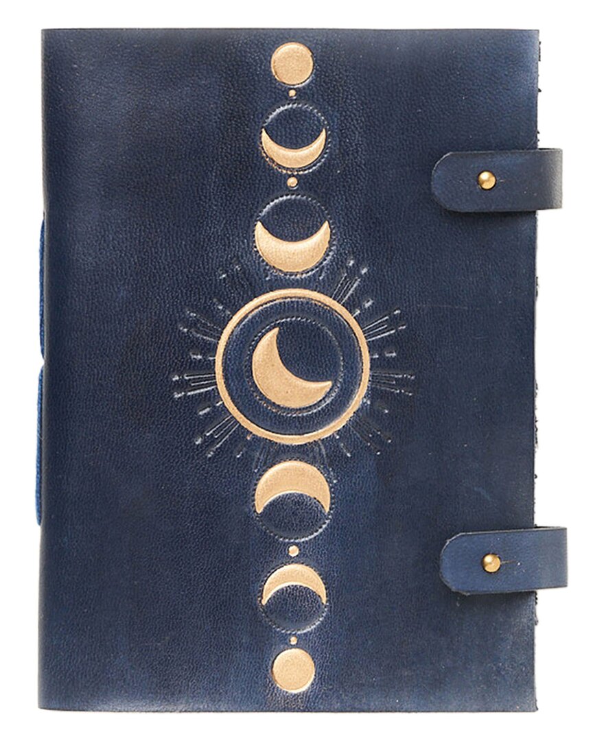 Matr Boomie Indukala Moon Phase 5x7 Refillable Leather Journal