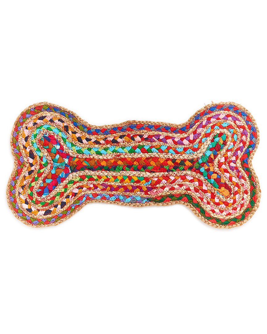 Matr Boomie Chindi Rug Dog Bone Pet Food Mat