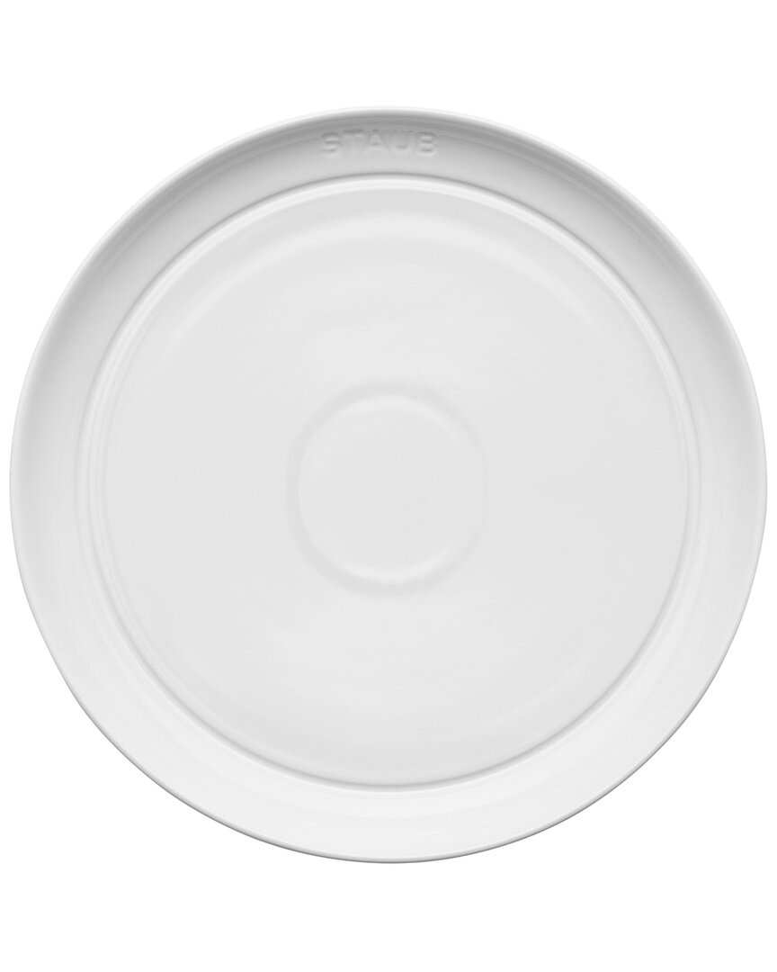 Staub White Set Of 4 Salad Plates