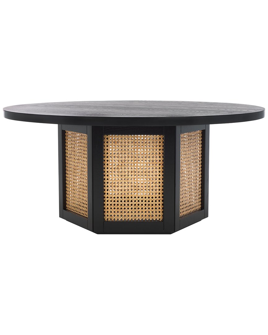 Safavieh Danez Cane Coffee Table In Black