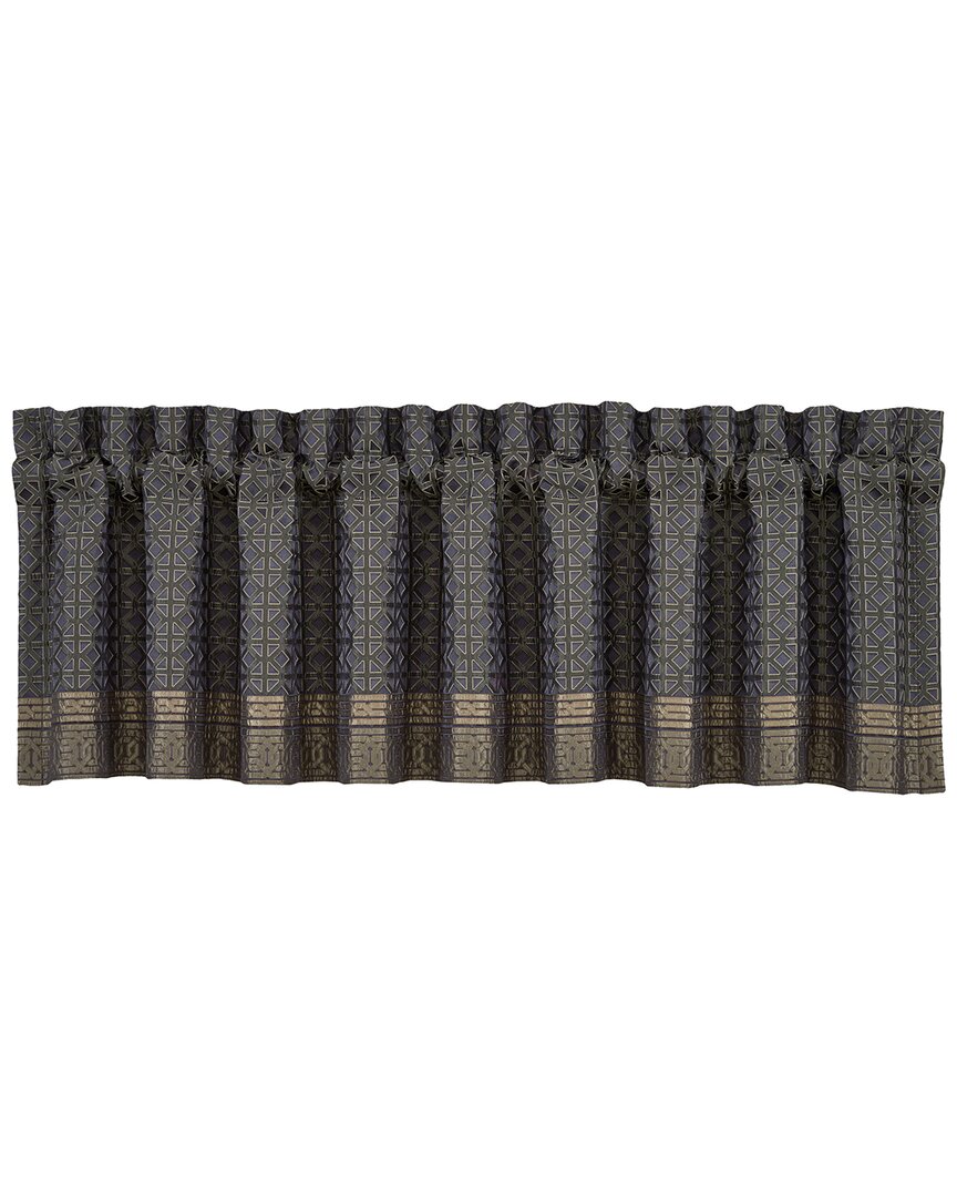 J Queen New York Alaro - Slate Window Straight Valance