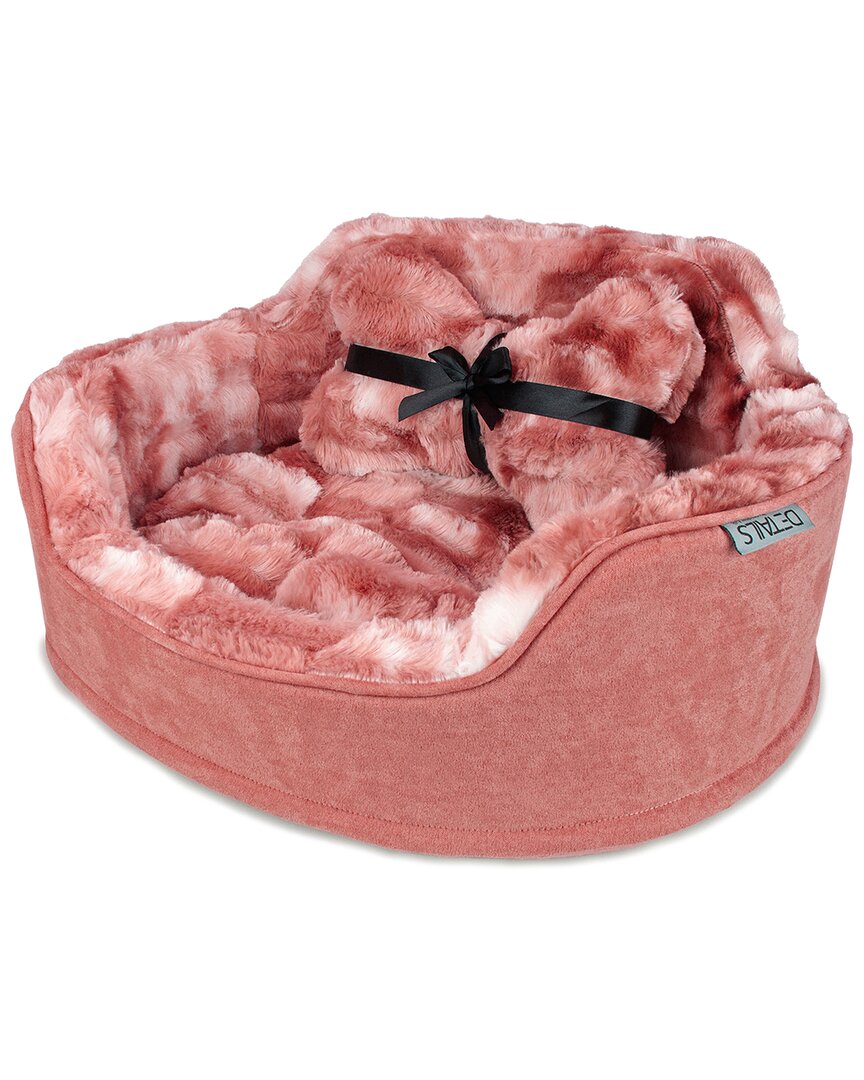 Precious Tails Princess Bed With Bone Pillow In Blue