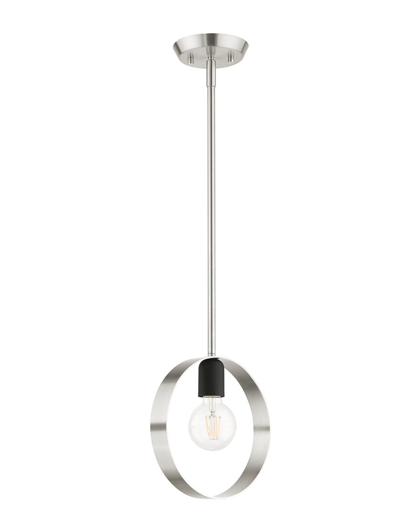 Livex Lighting Modesto Nickel Pendant In Nickel