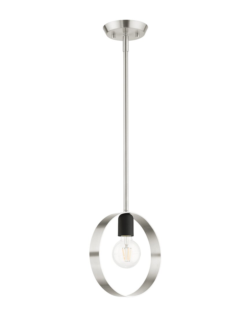 Livex Lighting Modesto Nickel Pendant