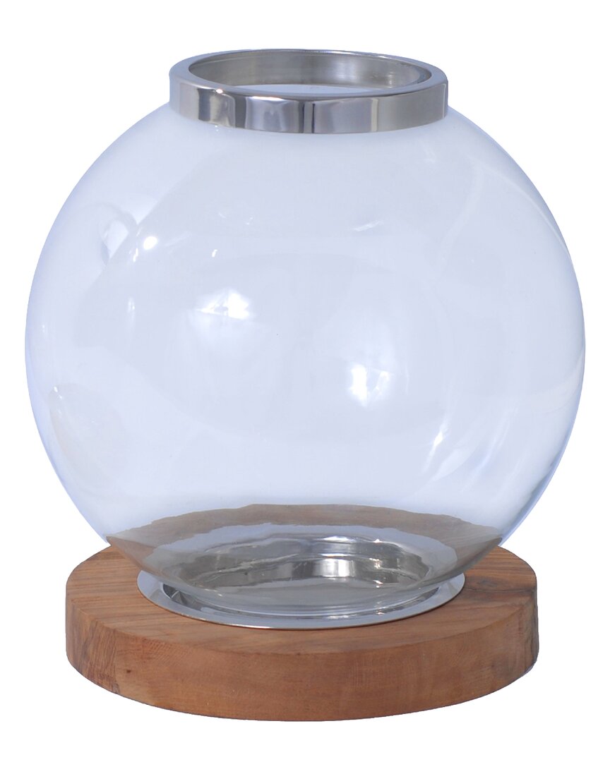 R16 Dnu  Home Small Globe In Grey
