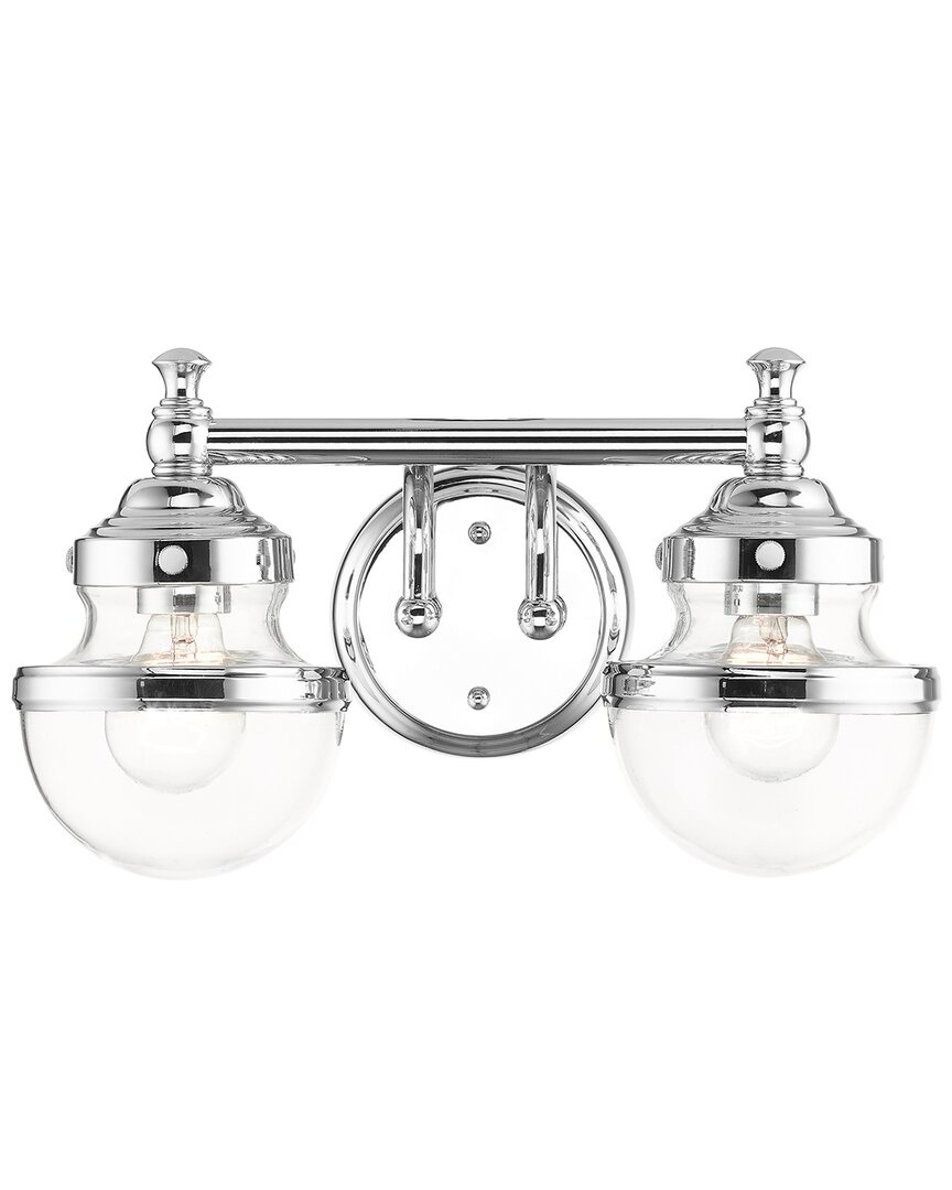 Livex Lighting 2-light Polished Chrome Vanity Sconce