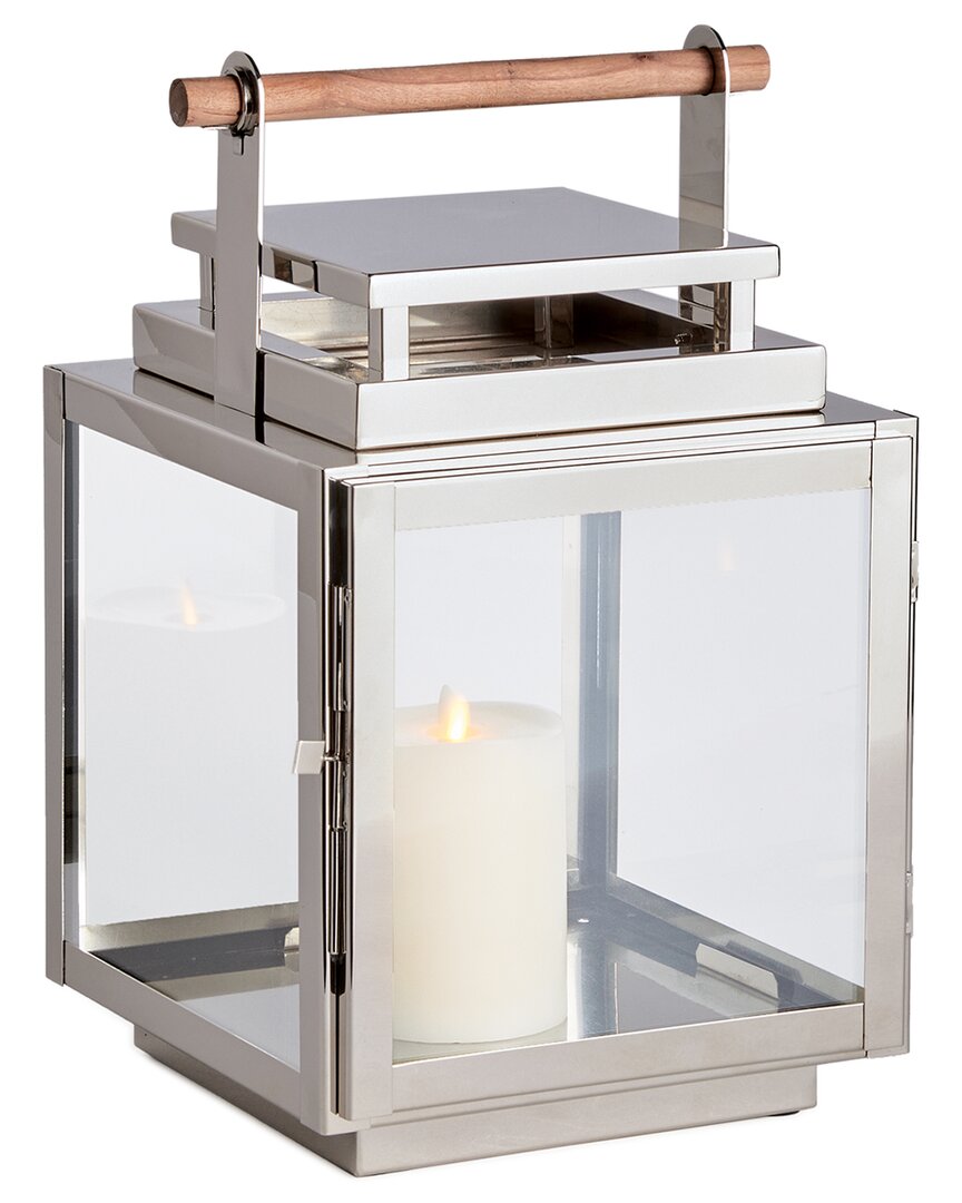 Napa Home & Garden Medium Adwin Outdoor Lantern In Silver