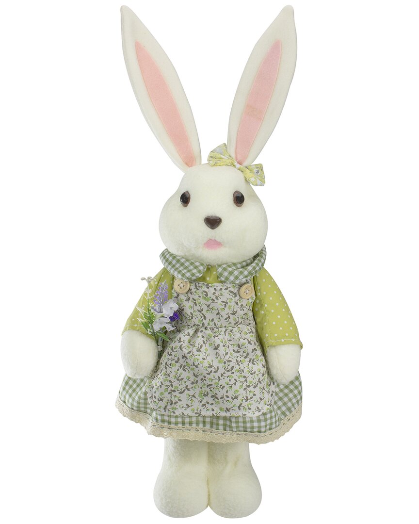 Shop Northlight 20in Standing Girl Rabbit Easter Figure In White