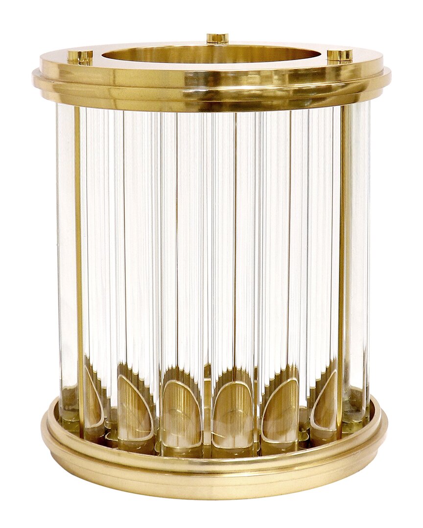 Pasargad Home Medium Calypso Hurricane Decor In Clear