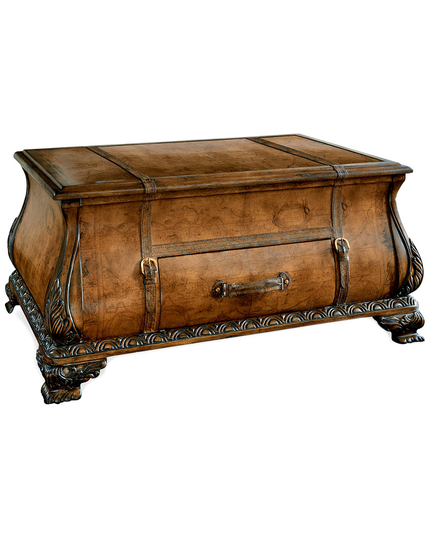 Butler Specialty Company Butler Specialty Heritage Bombe Trunk Table In Brown
