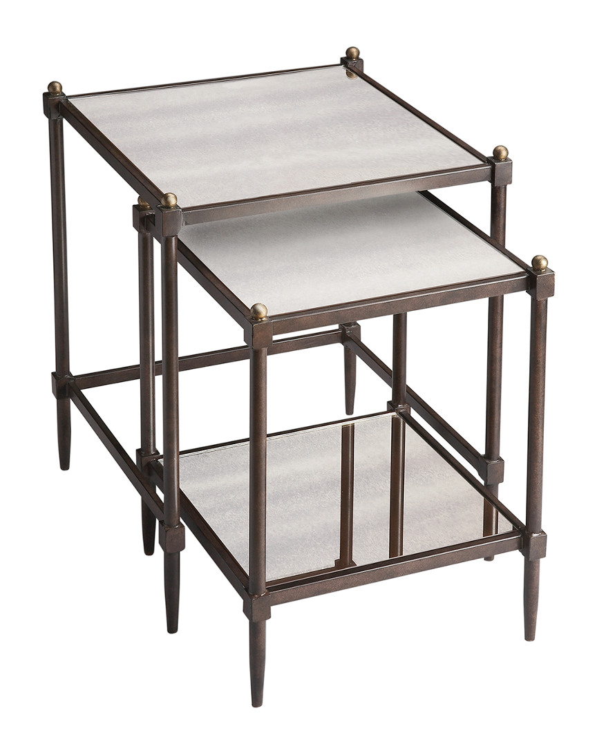 Butler Specialty Company Peninsula Mirrored Nesting Tables
