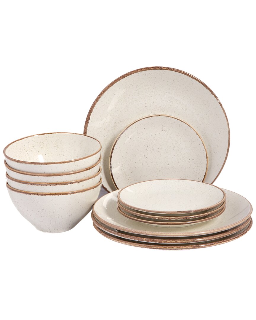 Porland Seasons 12pc Place Setting In White