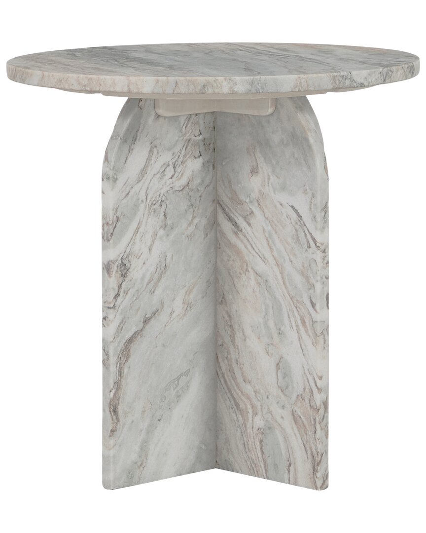 Classic Home Reilly Marble End Table