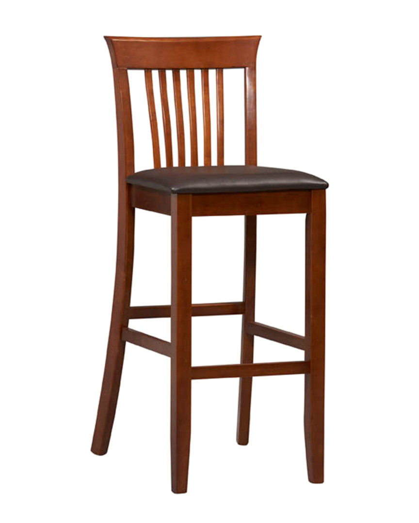 Linon Furniture Linon Torino Bar Stool In Brown