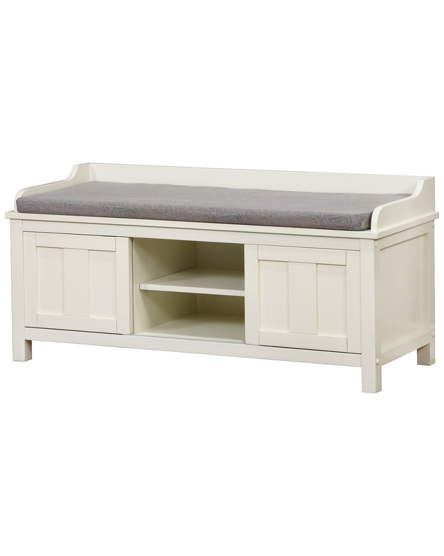 Linon Furniture Linon Lakeville Off-white Storage Bench