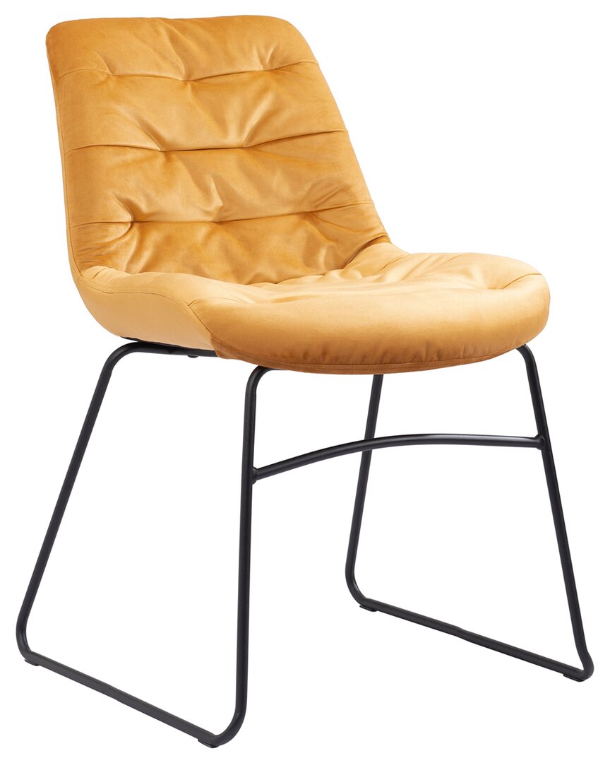 Zuo Modern Tammy Dining Chair In Yellow