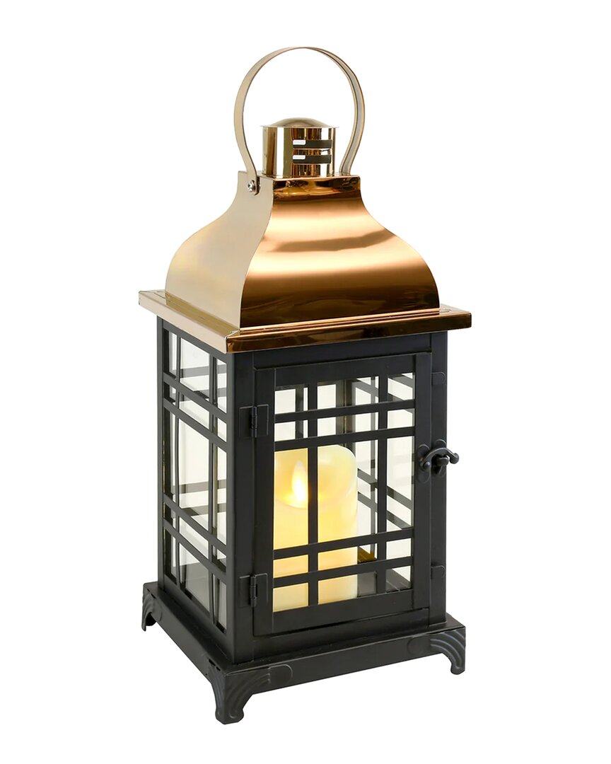 LUMABASE LUMABASE LANTERN WITH MOVING FLAME LED CANDLE