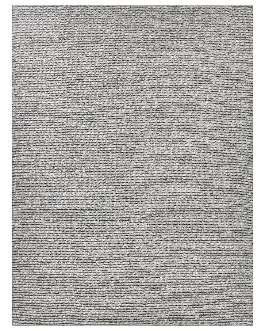 Exquisite Rugs Lauryn Hand-woven New Zealand Wool And Polyester Rug In Gray
