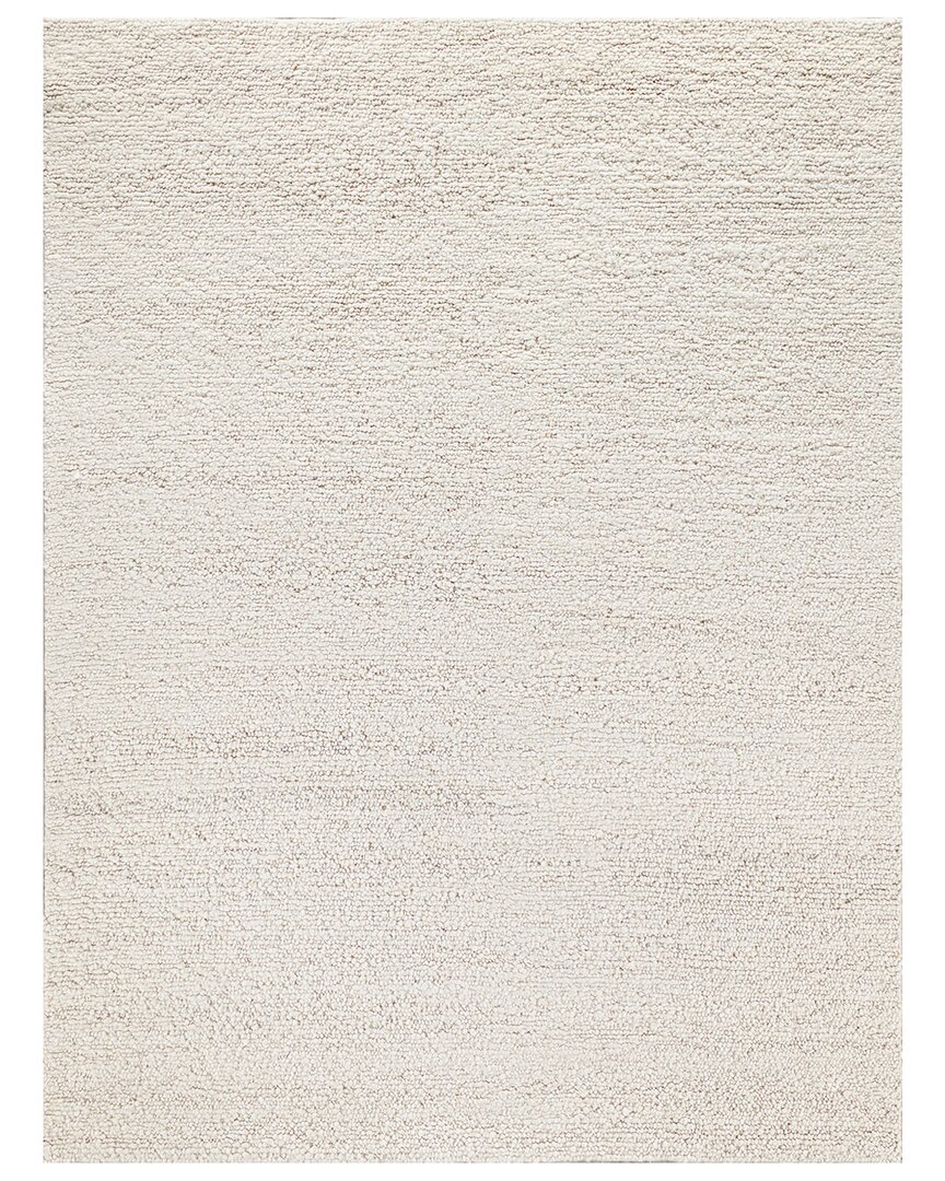 Exquisite Rugs Borelli Hand-loomed New Zealand Wool Rug In Ivory
