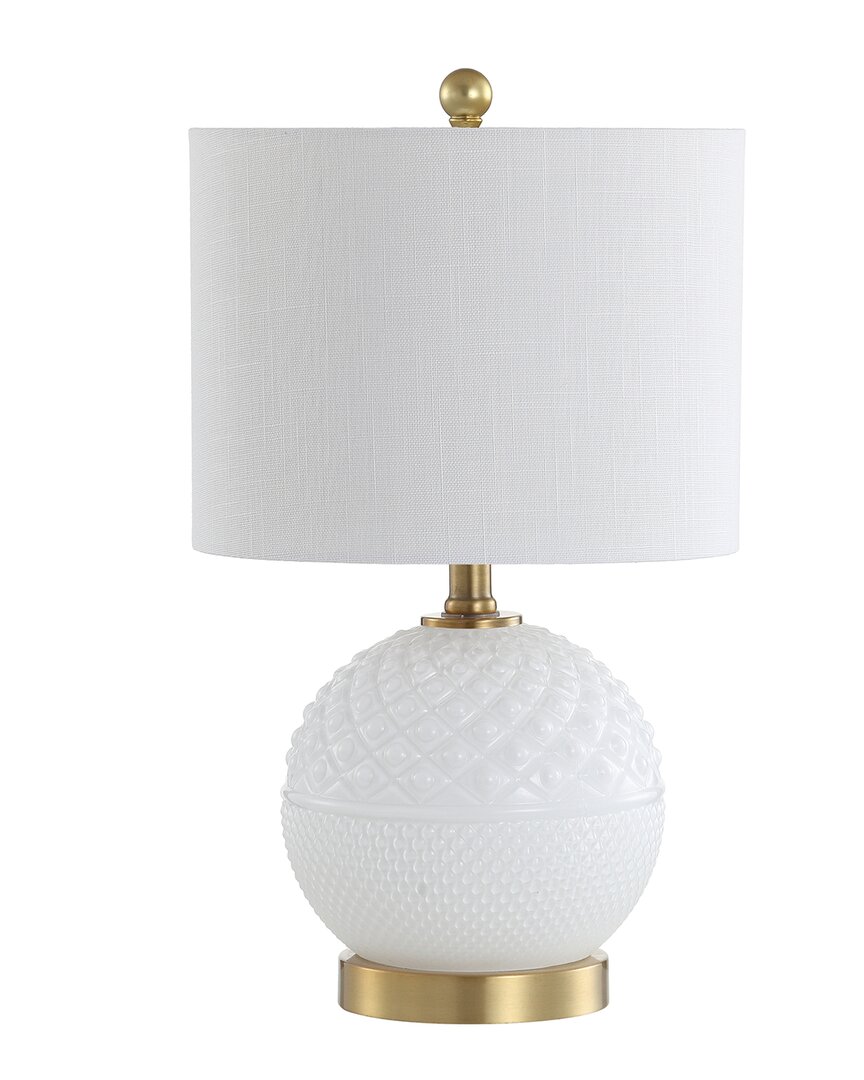 Jonathan Y Julienne 20.5in Glass Metal Led Table Lamp