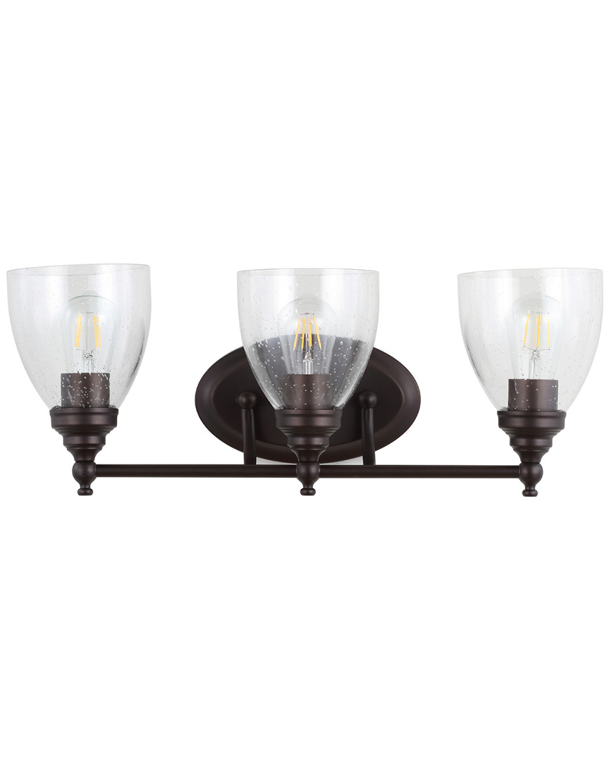 Jonathan Y Marais 22.5in 3-light Metal Glass Led Wall Sconce