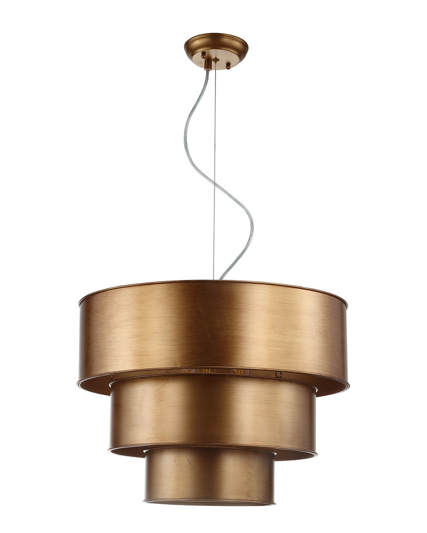 Jonathan Y Lynn 21in 3-tier Metal Led Pendant