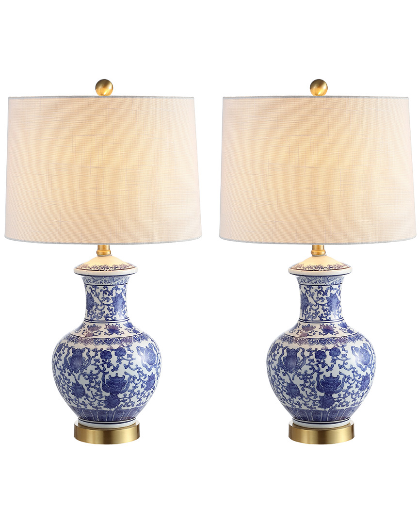 Jonathan Y Jennifer 25.25in Ceramic Metal Led Table Lamp