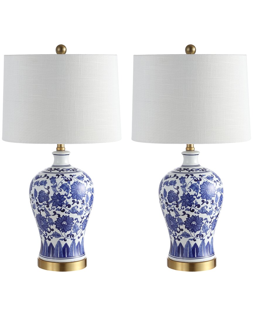 Jonathan Y Jennifer 25.75in Ceramic Metal Led Table Lamp
