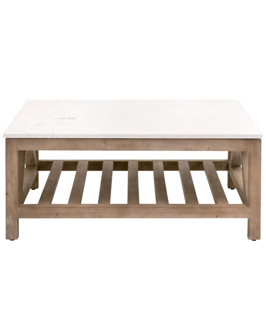Essentials For Living Spruce Square Coffee Table