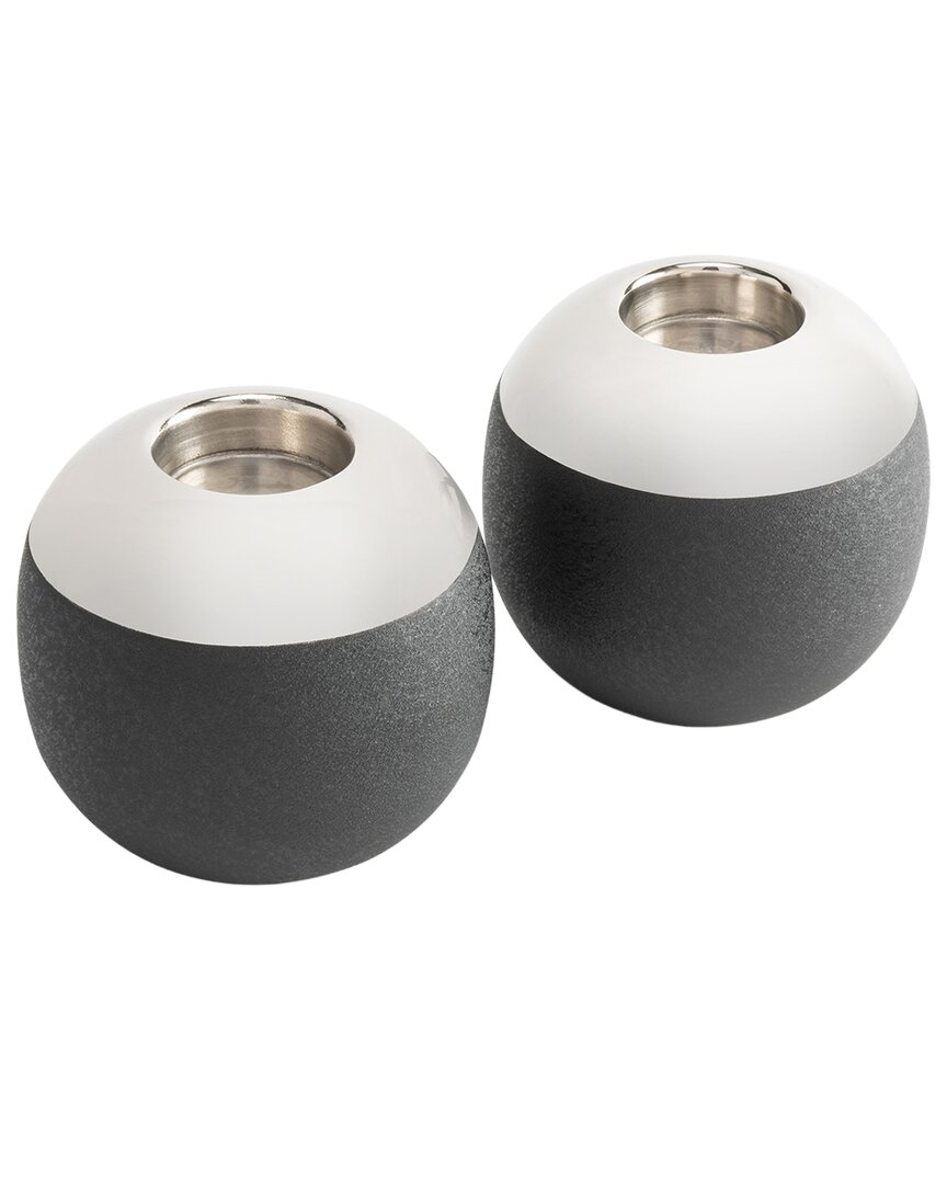 Go Home Elton Votive Holder Pair In Black
