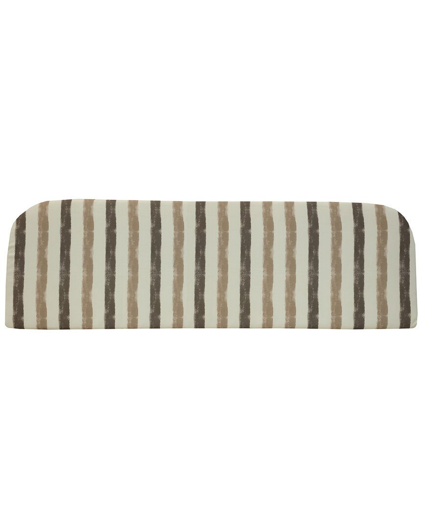 Commonwealth Home Fashions Outdoor Decor By Commonwealth Nature Outdoor Stripe Printed Bench Seat Cushion