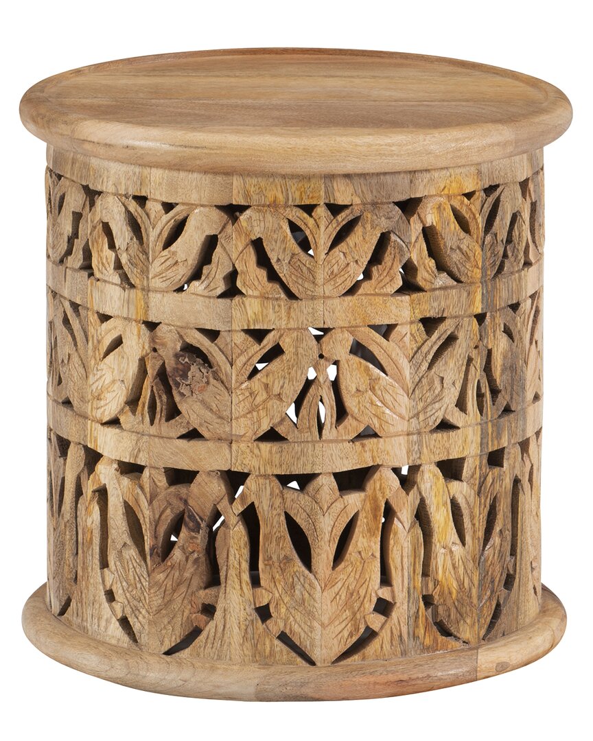 Linon Isla Natural Side Table