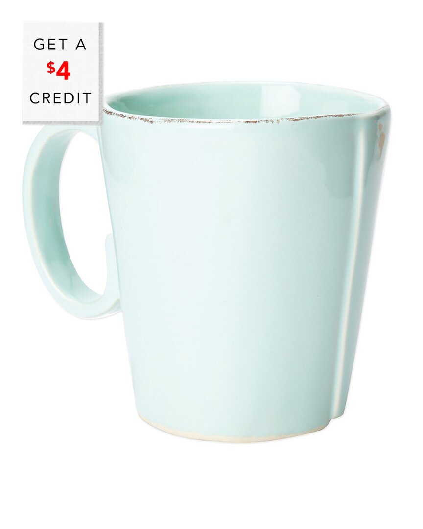 Shop Vietri Lastra Mug With $4 Credit In Aqua