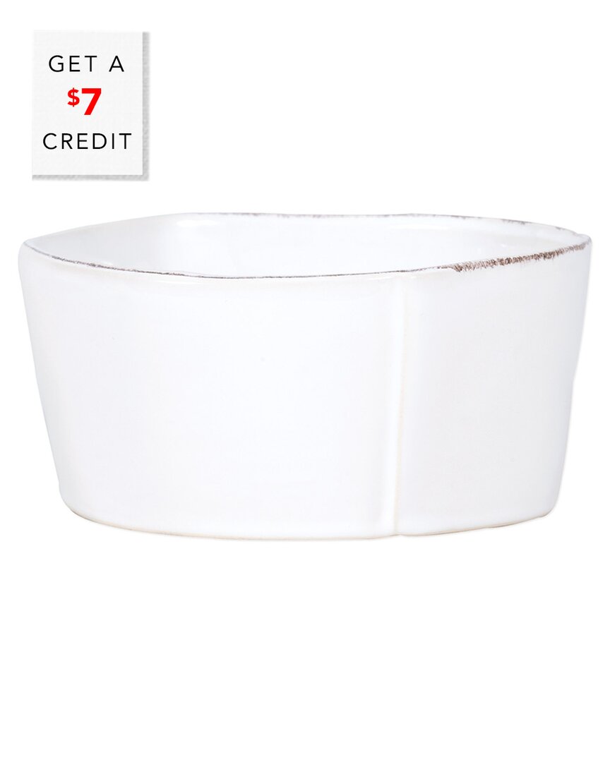 Shop Vietri Lastra Medium Serving Bowl With $7 Credit In White
