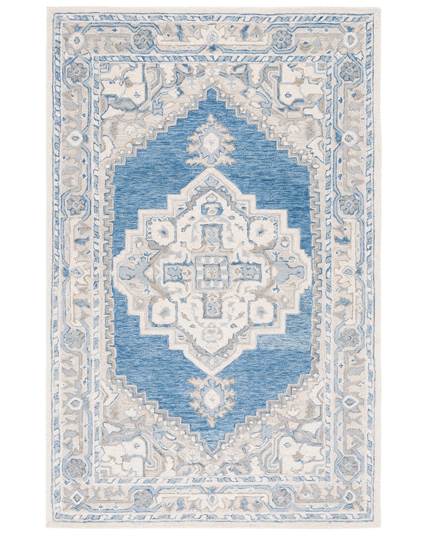 Safavieh Metro Wool & Cotton Rug In Blue