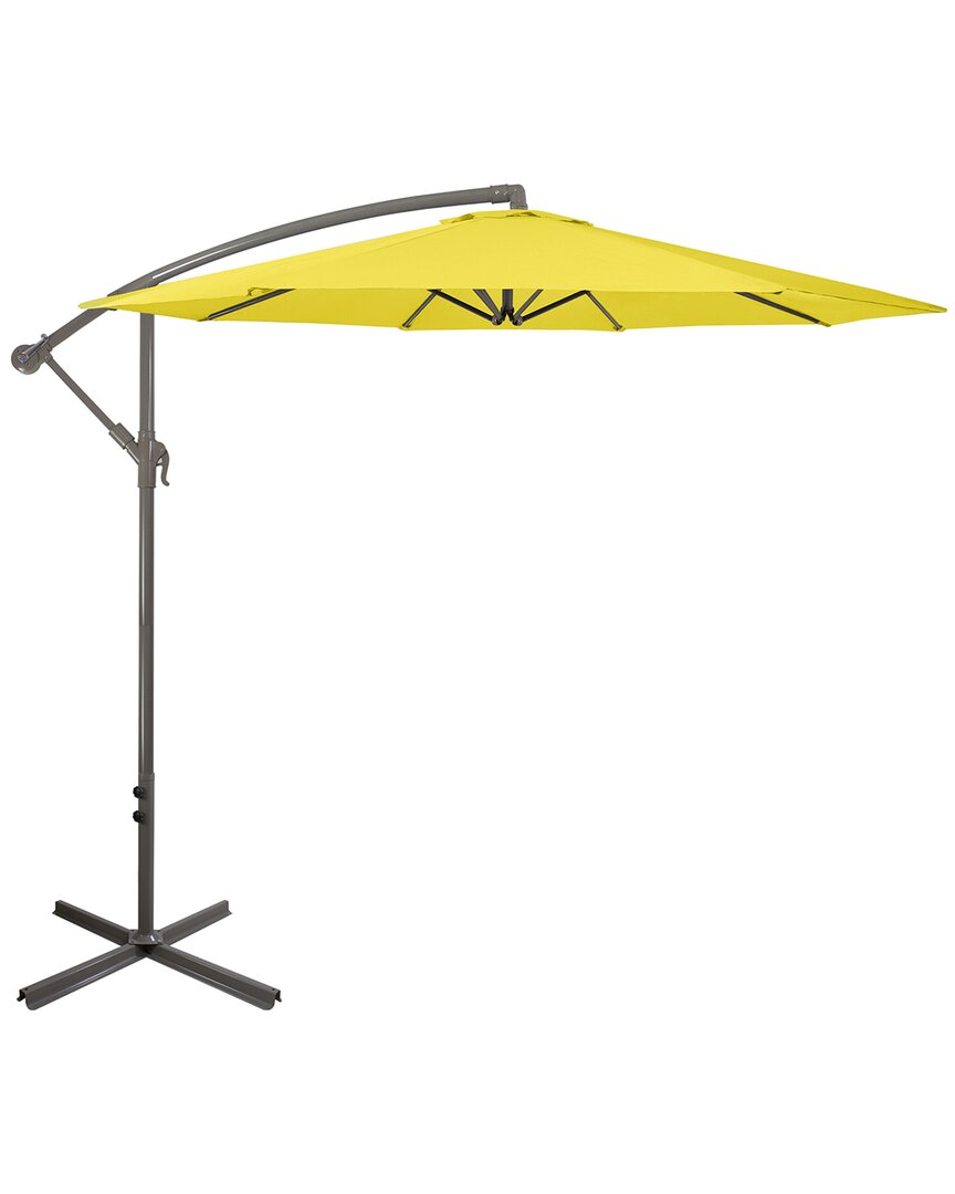 Northlight 10ft Offset Outdoor Patio Umbrella With Hand Crank