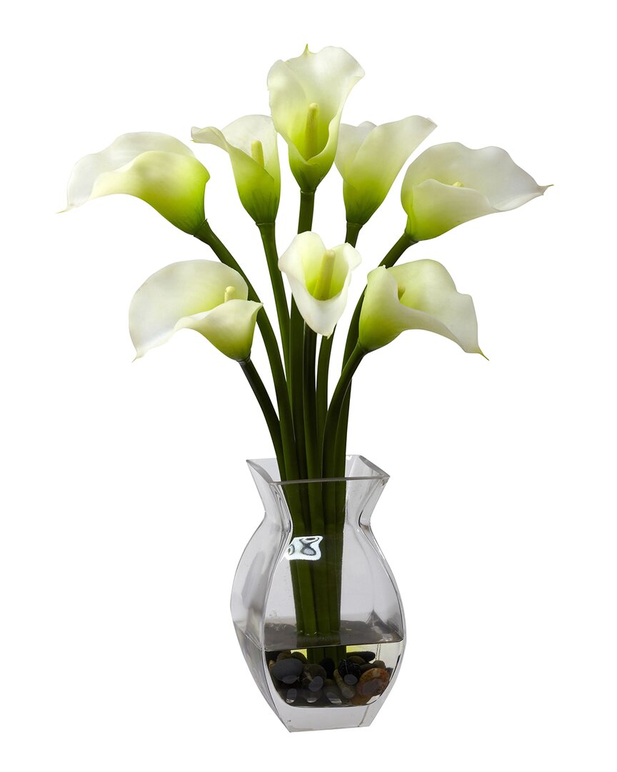 NEARLY NATURAL NEARLY NATURAL CLASSIC CALLA LILY ARRANGEMENT 