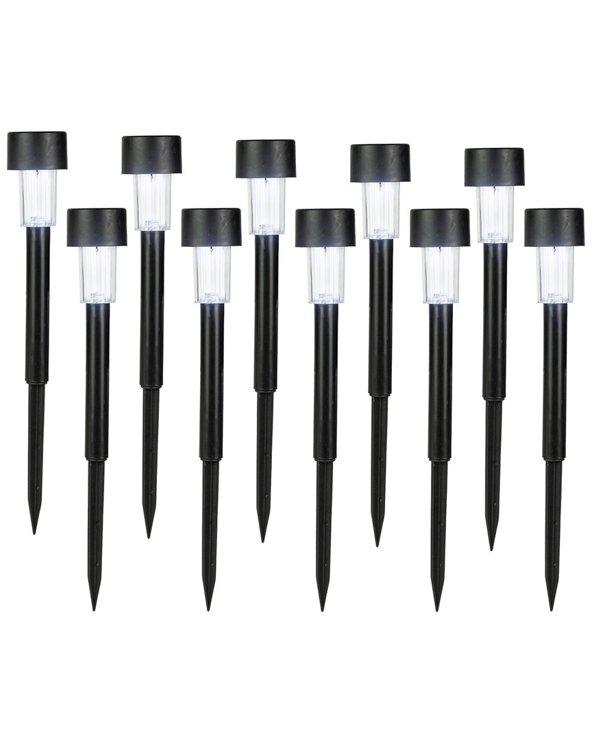 Northlight Set Of 10 Solar Powered Led Pathway Markers