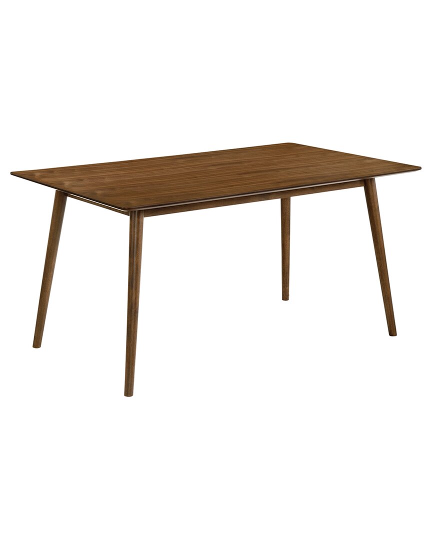 Armen Living Westmont 59in Rectangular Dining Table In Brown