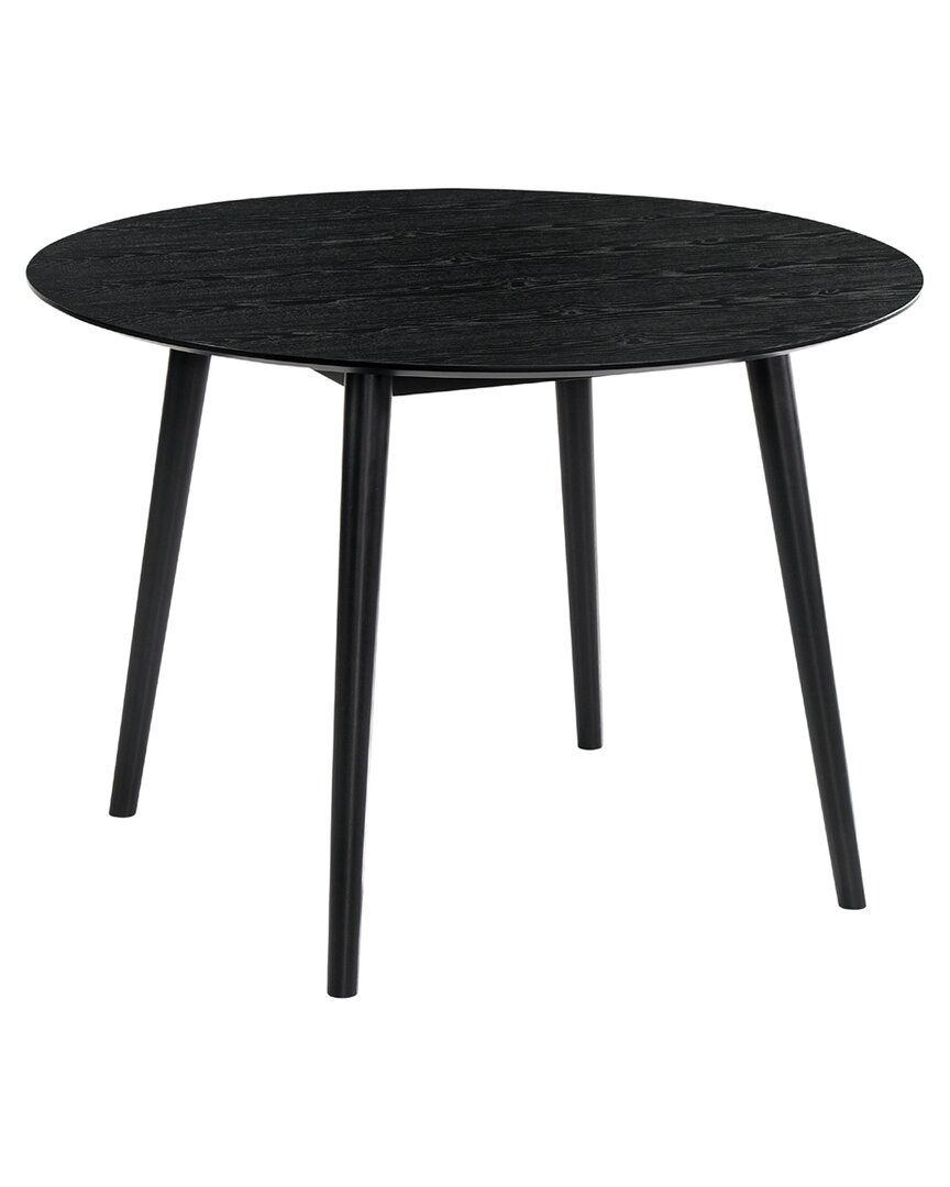 Armen Living Arcadia 42in Round Dining Table In Black