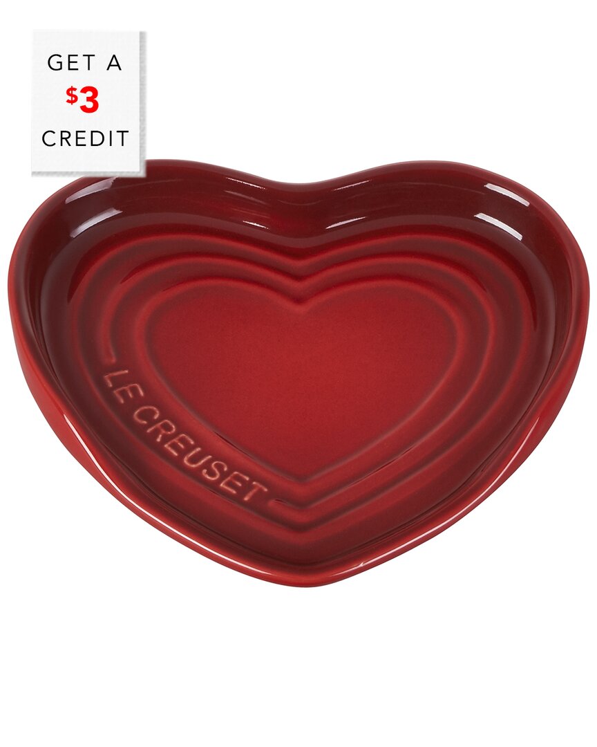 Le Creuset Heart Shaped Spoon Rest With $3 Credit