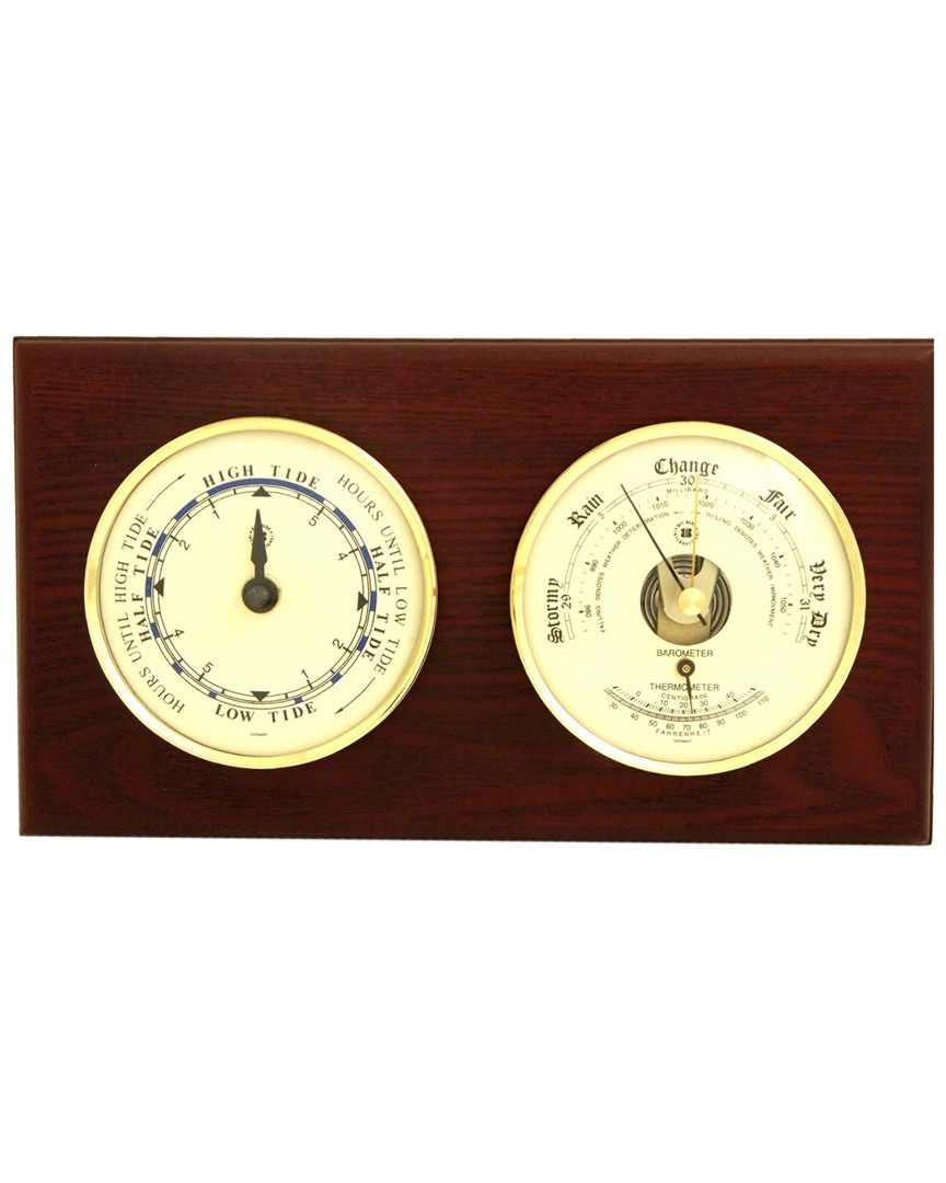 Bey-berk Tide Clock And Barometer In Multi