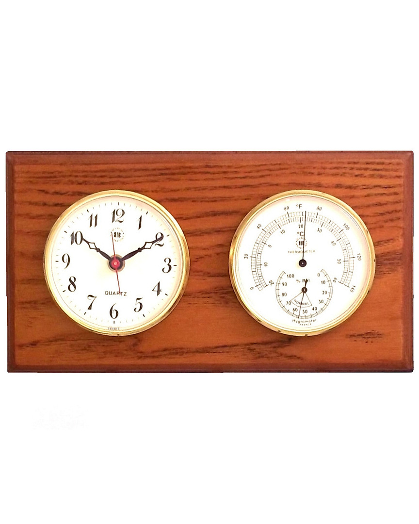 Bey-berk Quartz Clock And Thermometer