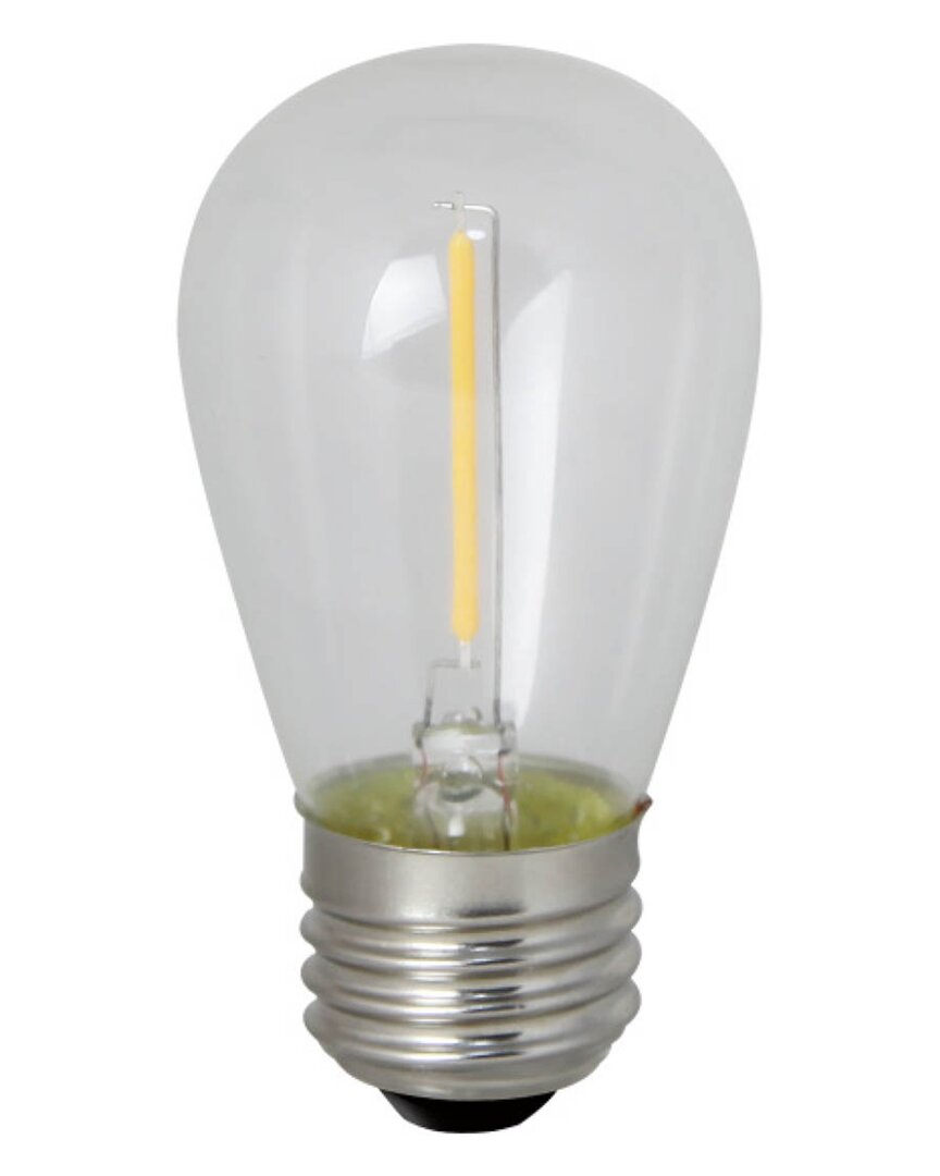 Bulbrite Pack Of (6)0.7 Watt Clear Filament S14 Medium (e26) Led Light Bulb