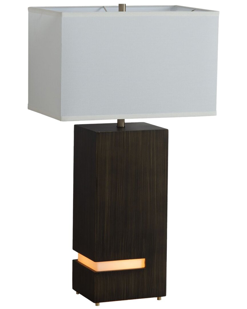 Nova Of California Zen Standing Table Lamp With Night Light In Black