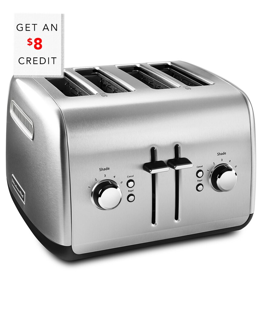 Kitchenaid 4-slice Toaster With Manual High-lift Lever$8 Credit With $8 Credit