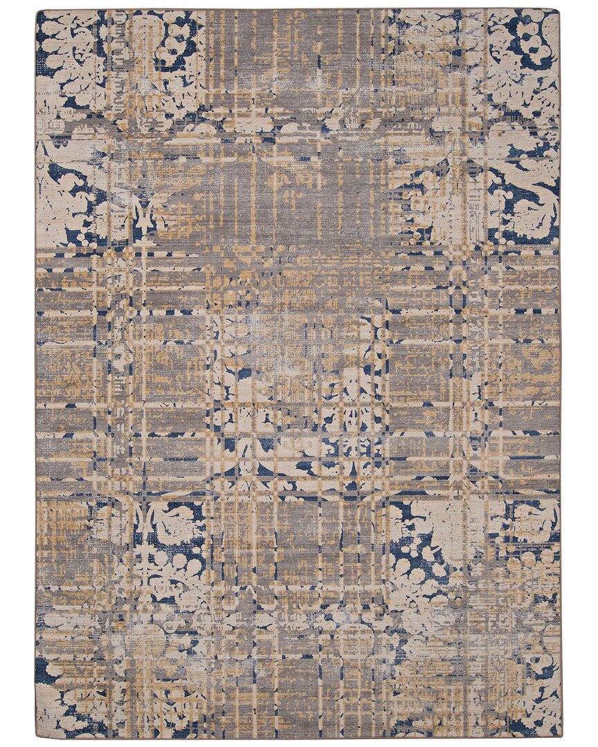 Shop Linon Outdoor Washable Ocala Rug In Navy