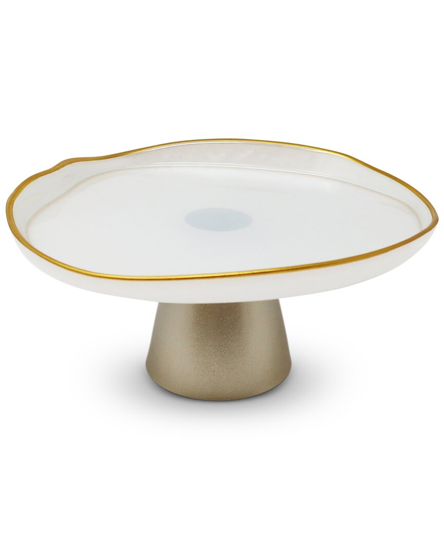 Vivience Organically Shaped Cake Plate