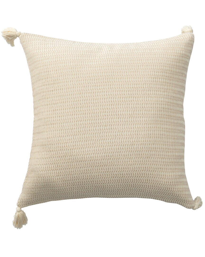 Lr Home Blesilda Transitional Stripes Throw Pillow In Beige