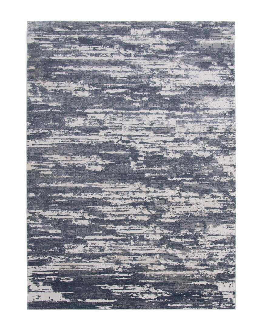 Ecarpet Ezra Modern Abstract Rug In Grey